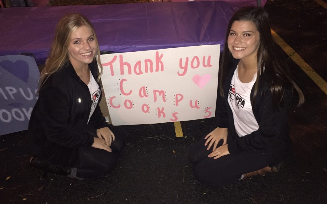 Campus Cooks Partners with Sigma Kappa for “Kiss the Cook” Event